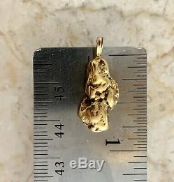 Natural Alaskan Placer Gold River Nugget Pendant 7.0 grams Beautiful Specimen
