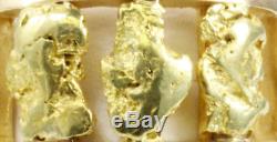 Natural Gold Nugget 1/2 Wide 14K Yellow Gold Band Ring Size 9 WHOLESALE