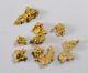 Natural Gold Nugget Australian. 5- 3 Gram Size 1 Ounce 31.1 Grams Assorted