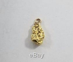 Natural Gold Nugget Charm Jewelry #JT-GNC873