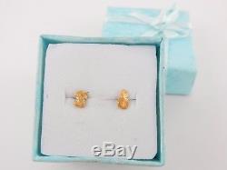 Natural Gold Nugget Earrings 14k Posts Sku 7.11.14.3