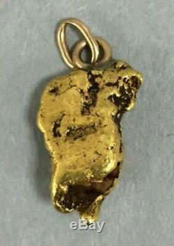 Natural Gold Nugget Pendant 11 Grams Large Nugget Jewelry #GN720