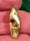 Natural Gold Nugget On Loop Pendant Specimen River Placer Bullion 3.51 Gram #f