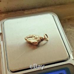 Natural Nugget Pendant 5.9 grams of Australian Gold