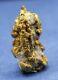 Natural Placer Crystalline Gold Nugget With Quartz From Atlin, Bc, 1.08 Grams
