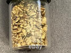 Natural Raw Gold Chunks With Bottle 22k+ Average 9.7 Grams Rush Metal Detector