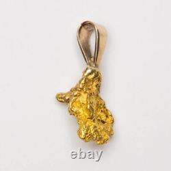 Natural Western Australian Gold Nugget Pendant 5.04g