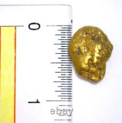 Natural gold nugget, 11.68 grams