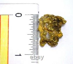 Natural gold nugget, 12.11 grams