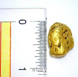 Natural gold nugget, 13.82 grams