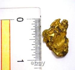 Natural gold nugget, 14.12 grams