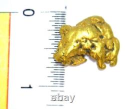Natural gold nugget, 14.20 grams