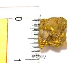 Natural gold nugget, 18.89 grams