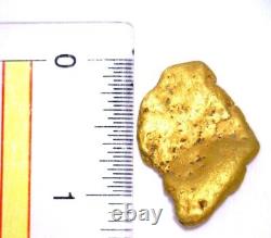 Natural gold nugget, 19.99 grams