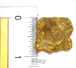 Natural gold nugget, 21.98 grams
