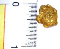 Natural gold nugget, 4.55 grams