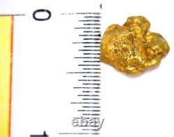 Natural gold nugget, 4.55 grams