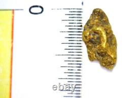Natural gold nugget, 4.56 grams