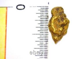 Natural gold nugget, 4.56 grams