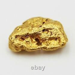 Pepita De Oro Natural 1.688 G España Con Certificado de Autenticidad Gold Nugget