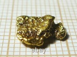 Pépite Or Naturel Alaska 22 Carats Natural Alaskan Gold Nugget 22K Pepita de Oro