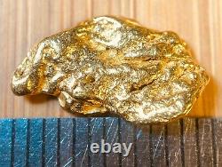 Premium Quality Alaskan Natural Placer Gold Nugget 1.131 grams Free Shipping