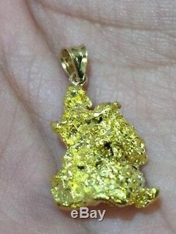 Pure 8.5 GRAM Natural Gold Nugget Pendant