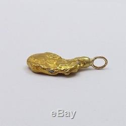 Pure Gold 22K-24K Natural Mined Nugget Charm Pendant 7.1gr