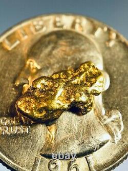 Quality Alaskan Natural Placer Gold Nugget 1.000 grams Free Shipping! #A545