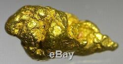 Quality Alaskan Natural Placer Gold Nugget 1.005 grams Free Shipping! #A657