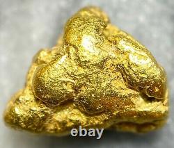 Quality Alaskan Natural Placer Gold Nugget 1.010 grams Free Shipping! #A2419