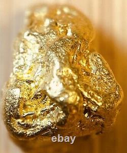 Quality Alaskan Natural Placer Gold Nugget 1.024 grams Free Shipping! #A1168