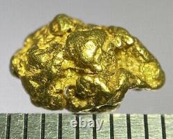Quality Alaskan Natural Placer Gold Nugget 1.092 grams Free Shipping! #A491