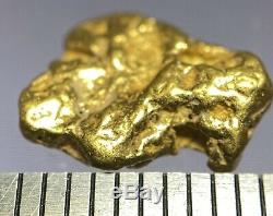 Quality Alaskan Natural Placer Gold Nugget 1.142 grams Free Shipping! #A460