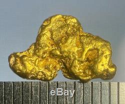 Quality Alaskan Natural Placer Gold Nugget 1.163 grams Free Shipping! #A622