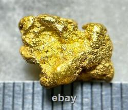 Quality Alaskan Natural Placer Gold Nugget 1.265 grams Free Shipping! #A2426