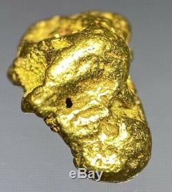 Quality Alaskan Natural Placer Gold Nugget 1.344 grams Free Shipping! #A454