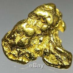 Quality Alaskan Natural Placer Gold Nugget 1.396 grams Free Shipping! #A739