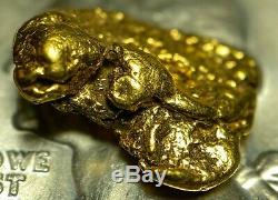 Quality Alaskan Natural Placer Gold Nugget 1.396 grams Free Shipping! #A765