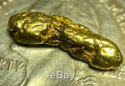 Quality Alaskan Natural Placer Gold Nugget 1.463 grams Free Shipping! #A605