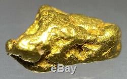 Quality Alaskan Natural Placer Gold Nugget 1.466 grams Free Shipping! #A475