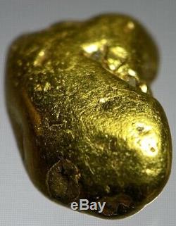 Quality Alaskan Natural Placer Gold Nugget 1.508 grams Free Shipping! #A753