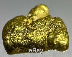 Quality Alaskan Natural Placer Gold Nugget 1.606 grams Free Shipping! #A702