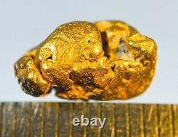 Quality Alaskan Natural Placer Gold Nugget 1.608 grams Free Shipping! #A638