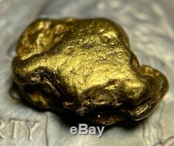 Quality Alaskan Natural Placer Gold Nugget 1.753 grams Free Shipping! #A696