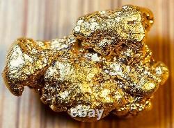 Quality Alaskan Natural Placer Gold Nugget 2.151 grams Free Shipping! #A1079
