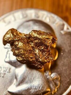 Quality Alaskan Natural Placer Gold Nugget 2.151 grams Free Shipping! #A1079