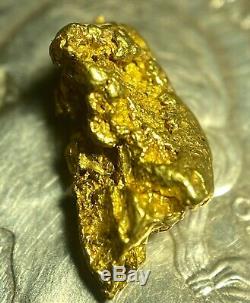 Quality Alaskan Natural Placer Gold Nugget. 937 grams Free Shipping! #A652