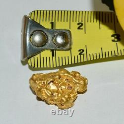 Rare Australian Natural Mined Gold Nugget Wt 10.8 Grams Bendigo Ballarat Area