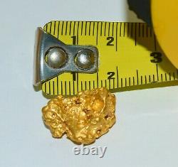 Rare Australian Natural Mined Gold Nugget Wt 10.8 Grams Bendigo Ballarat Area